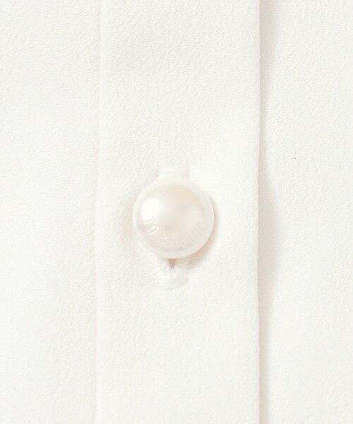 TO BE CHIC (大きいサイズ) / トゥー ビー シック (オオキイサイズ) その他トップス | 【L】バックサテンジョーゼット ネックフリルブラウス | 詳細9