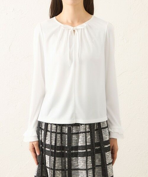 TO BE CHIC (大きいサイズ) / トゥー ビー シック (オオキイサイズ) その他トップス | 【L】リボンビジュー カットソー | 詳細3