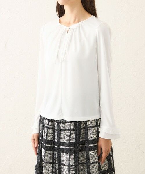 TO BE CHIC (大きいサイズ) / トゥー ビー シック (オオキイサイズ) その他トップス | 【L】リボンビジュー カットソー | 詳細4