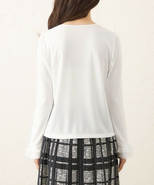 TO BE CHIC (大きいサイズ) / トゥー ビー シック (オオキイサイズ) その他トップス | 【L】リボンビジュー カットソー | 詳細5