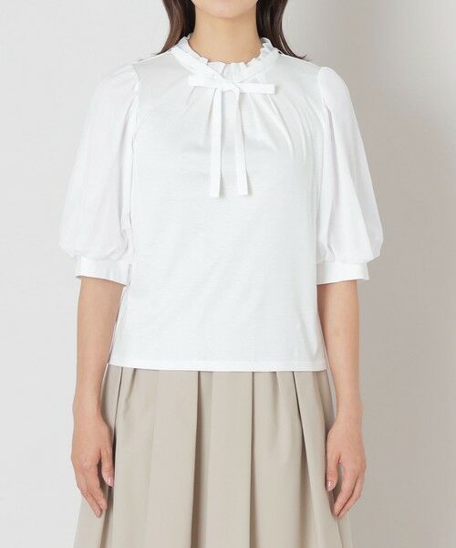 TO BE CHIC (大きいサイズ) / トゥー ビー シック (オオキイサイズ) その他トップス | 【L】コットンポンチ カットソー | 詳細3