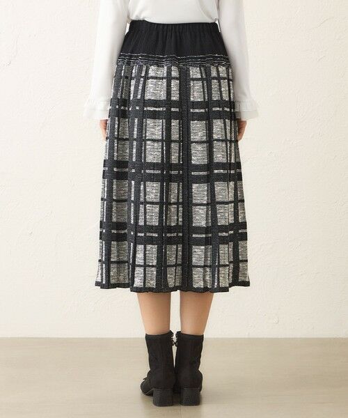 TO BE CHIC (大きいサイズ) / トゥー ビー シック (オオキイサイズ) ロング・マキシ丈スカート | 【L】ツイード調ジャカード スカート | 詳細5