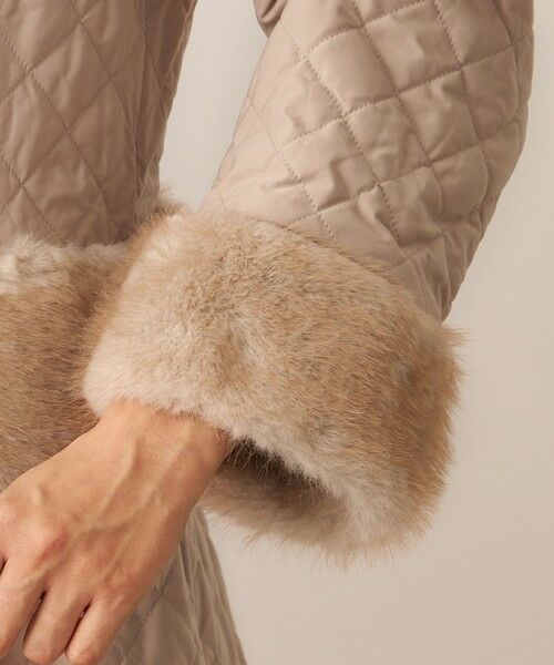 TO BE CHIC (大きいサイズ) / トゥー ビー シック (オオキイサイズ) その他アウター | 【L】ファーコンビキルティング 2WAYコート | 詳細8