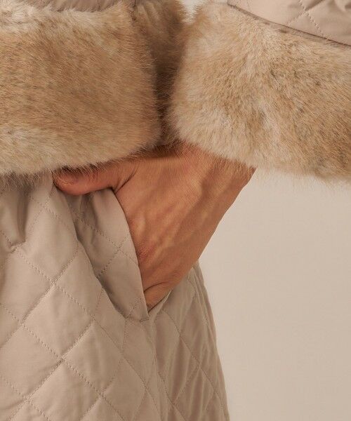 TO BE CHIC (大きいサイズ) / トゥー ビー シック (オオキイサイズ) その他アウター | 【L】ファーコンビキルティング 2WAYコート | 詳細9