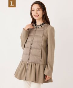 TO BE CHIC (大きいサイズ) / トゥー ビー シック (オオキイサイズ) その他アウター | 【L】タフタコンビテックメルトン コート