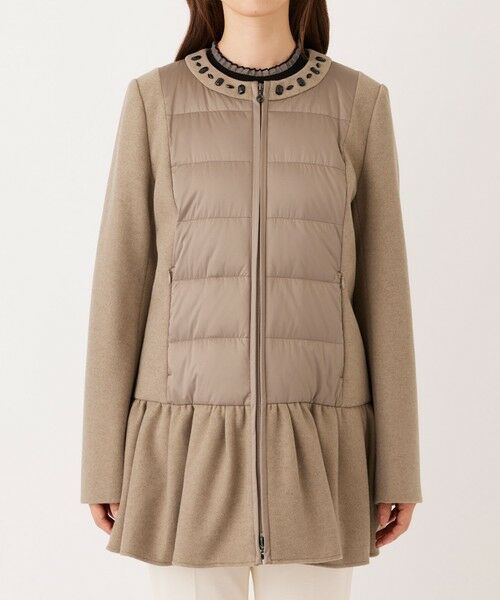 TO BE CHIC (大きいサイズ) / トゥー ビー シック (オオキイサイズ) その他アウター | 【L】タフタコンビテックメルトン コート | 詳細3