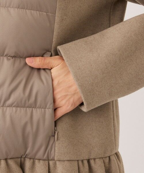 TO BE CHIC (大きいサイズ) / トゥー ビー シック (オオキイサイズ) その他アウター | 【L】タフタコンビテックメルトン コート | 詳細7