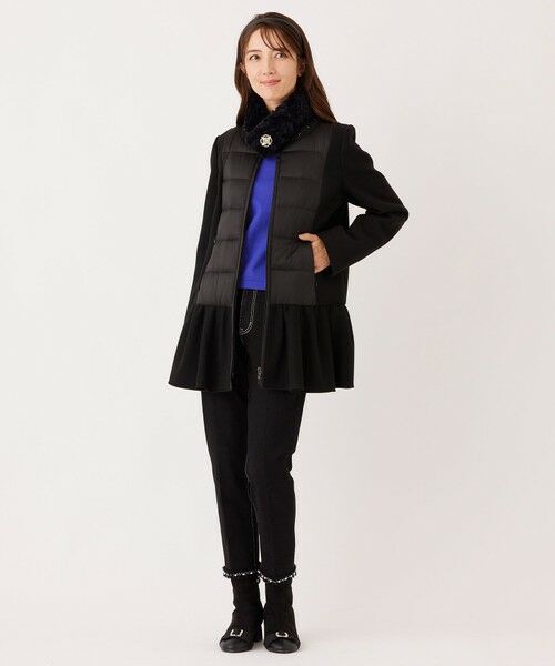 TO BE CHIC (大きいサイズ) / トゥー ビー シック (オオキイサイズ) その他アウター | 【L】タフタコンビテックメルトン コート | 詳細1
