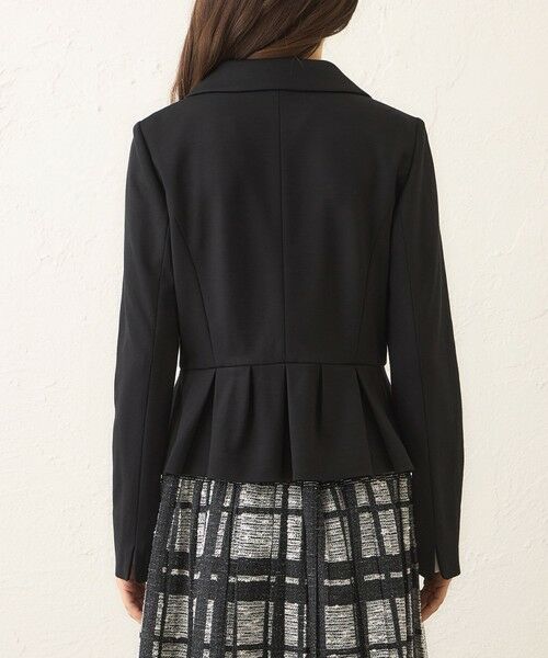 TO BE CHIC (大きいサイズ) / トゥー ビー シック (オオキイサイズ) テーラードジャケット | 【L】モクロディ ウエストタックジャケット | 詳細4