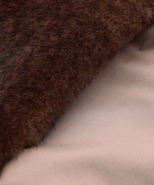 TO BE CHIC (大きいサイズ) / トゥー ビー シック (オオキイサイズ) テーラードジャケット | 【L】フェイクファー ドッキングジレ | 詳細12