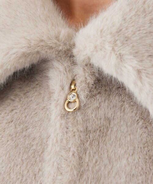 TO BE CHIC (大きいサイズ) / トゥー ビー シック (オオキイサイズ) テーラードジャケット | 【L】フェイクファー ステンカラーブルゾン | 詳細5