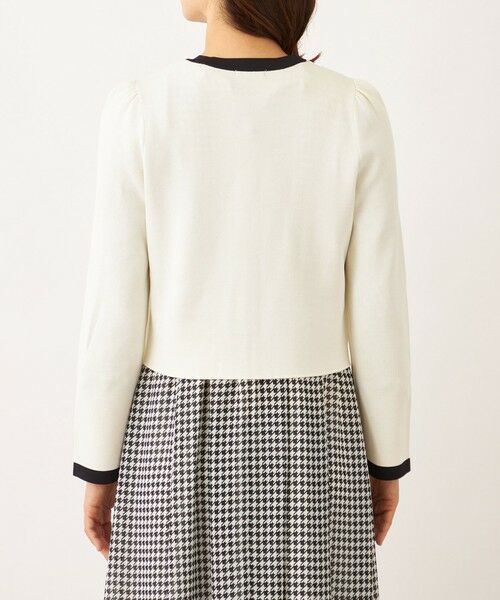 TO BE CHIC (大きいサイズ) / トゥー ビー シック (オオキイサイズ) ブルゾン | 【L】バイカラー ショートカーディガン | 詳細5