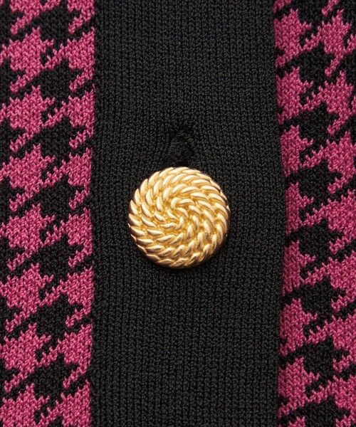 TO BE CHIC (大きいサイズ) / トゥー ビー シック (オオキイサイズ) ブルゾン | 【L】千鳥　ミドルカーディガン | 詳細8