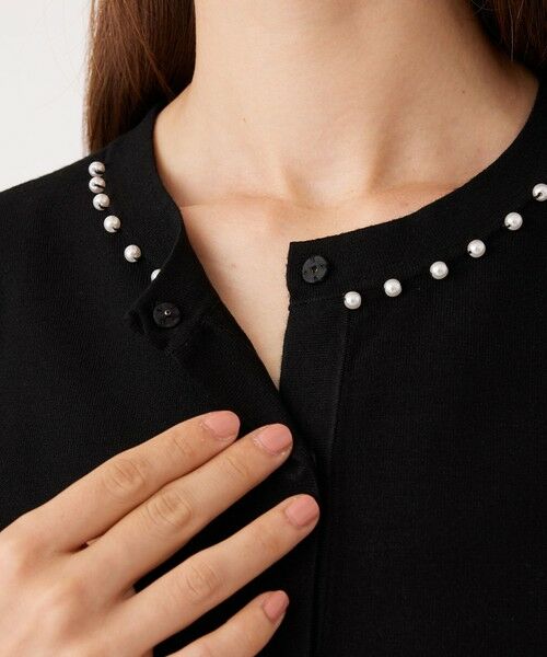 TO BE CHIC (大きいサイズ) / トゥー ビー シック (オオキイサイズ) ブルゾン | 【L】シアーレイヤー カーディガン | 詳細11