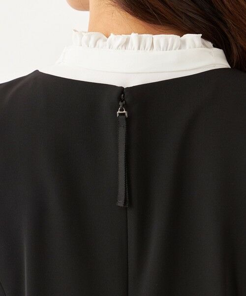 TO BE CHIC (大きいサイズ) / トゥー ビー シック (オオキイサイズ) ロング・マキシ丈ワンピース | 【L】リボンモチーフ ジャンパースカート | 詳細6