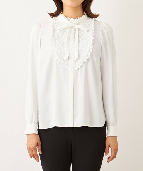 TO BE CHIC (大きいサイズ) / トゥー ビー シック (オオキイサイズ) その他トップス | 【L】フロントラッセル ブラウス | 詳細4