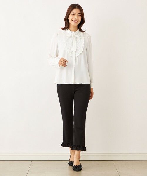 TO BE CHIC (大きいサイズ) / トゥー ビー シック (オオキイサイズ) その他トップス | 【L】フロントラッセル ブラウス | 詳細1