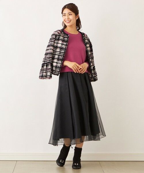 TO BE CHIC (大きいサイズ) / トゥー ビー シック (オオキイサイズ) その他トップス | 【L】ドットパールスリーブ ニット | 詳細5