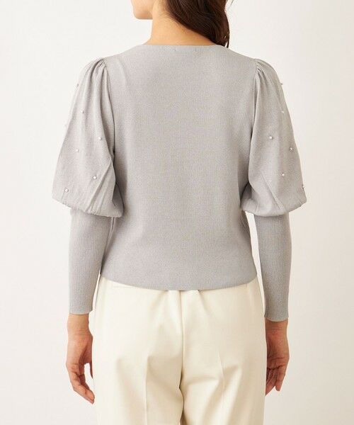 TO BE CHIC (大きいサイズ) / トゥー ビー シック (オオキイサイズ) その他トップス | 【L】ドットパールスリーブ ニット | 詳細9