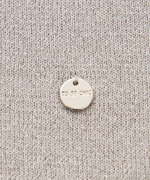 TO BE CHIC (大きいサイズ) / トゥー ビー シック (オオキイサイズ) その他トップス | 【L】ドットパールスリーブ ニット | 詳細12