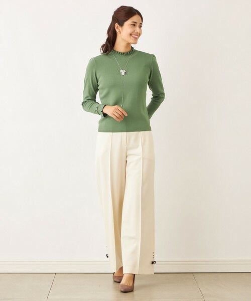 TO BE CHIC (大きいサイズ) / トゥー ビー シック (オオキイサイズ) その他トップス | 【L】フリルハイネック ニット | 詳細5