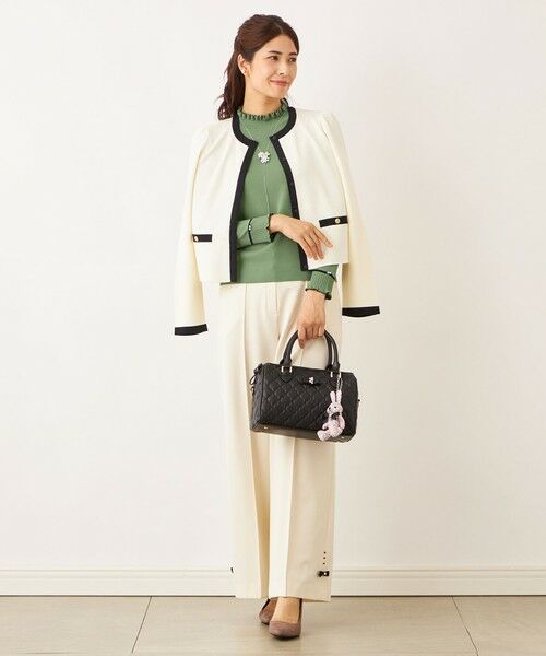 TO BE CHIC (大きいサイズ) / トゥー ビー シック (オオキイサイズ) その他トップス | 【L】フリルハイネック ニット | 詳細6