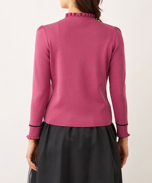 TO BE CHIC (大きいサイズ) / トゥー ビー シック (オオキイサイズ) その他トップス | 【L】フリルハイネック ニット | 詳細9