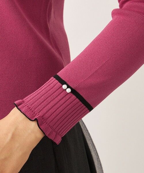 TO BE CHIC (大きいサイズ) / トゥー ビー シック (オオキイサイズ) その他トップス | 【L】フリルハイネック ニット | 詳細10