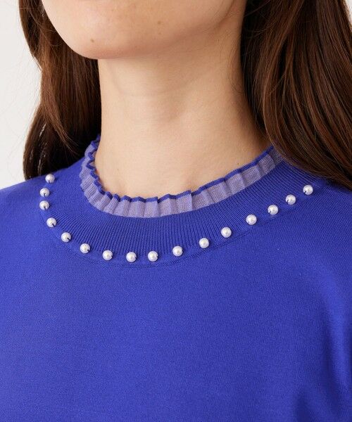 TO BE CHIC (大きいサイズ) / トゥー ビー シック (オオキイサイズ) その他トップス | 【L】シアーレイヤー プルオーバーニット | 詳細12