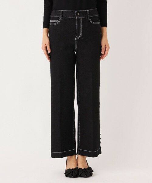 TO BE CHIC (大きいサイズ) / トゥー ビー シック (オオキイサイズ) その他パンツ | 【L】ブラック ワイドデニム | 詳細3
