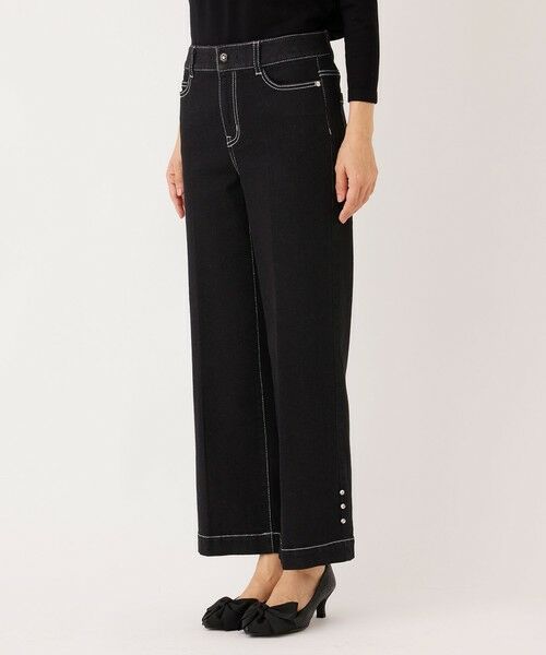 TO BE CHIC (大きいサイズ) / トゥー ビー シック (オオキイサイズ) その他パンツ | 【L】ブラック ワイドデニム | 詳細4