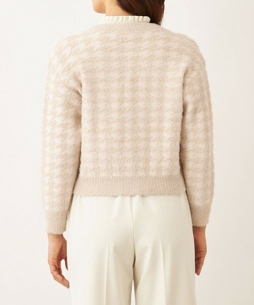 TO BE CHIC (大きいサイズ) / トゥー ビー シック (オオキイサイズ) ブルゾン | 【L】フェザー千鳥 カーディガン | 詳細7