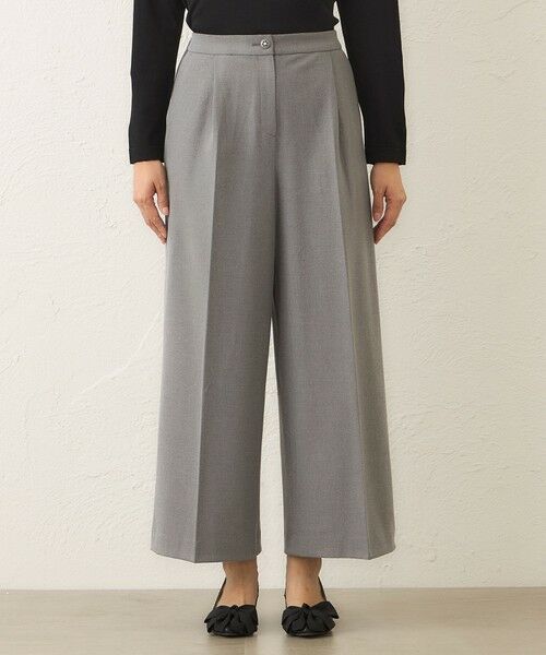 TO BE CHIC (大きいサイズ) / トゥー ビー シック (オオキイサイズ) その他パンツ | 【L】ウォームジョーゼット ワイドパンツ | 詳細4