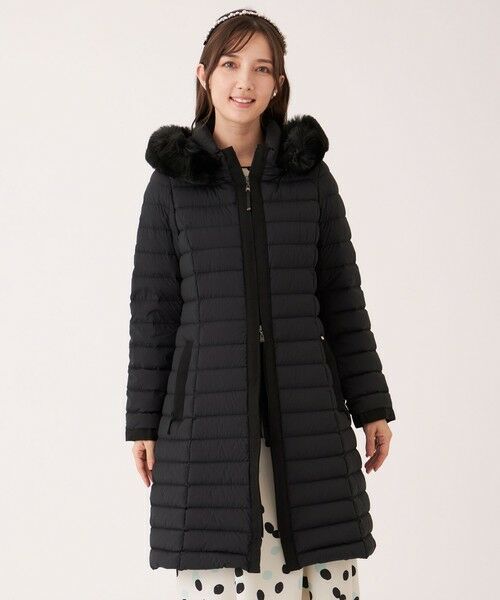 TO BE CHIC (大きいサイズ) / トゥー ビー シック (オオキイサイズ) その他アウター | 【L】ロイカストレッチ ダウンコート(ブラック)