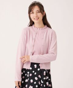 TO BE CHIC (大きいサイズ) / トゥー ビー シック (オオキイサイズ) ブルゾン | 【L】レーヨンモール カーディガン