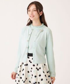 TO BE CHIC (大きいサイズ) / トゥー ビー シック (オオキイサイズ) ブルゾン | 【L】レーヨンモール カーディガン