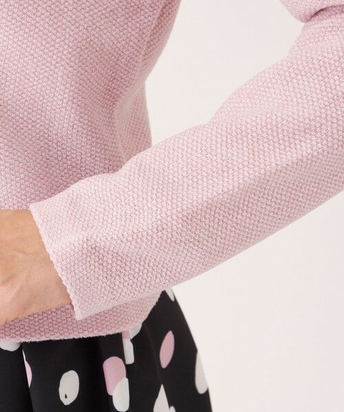 TO BE CHIC (大きいサイズ) / トゥー ビー シック (オオキイサイズ) ブルゾン | 【L】レーヨンモール カーディガン | 詳細9