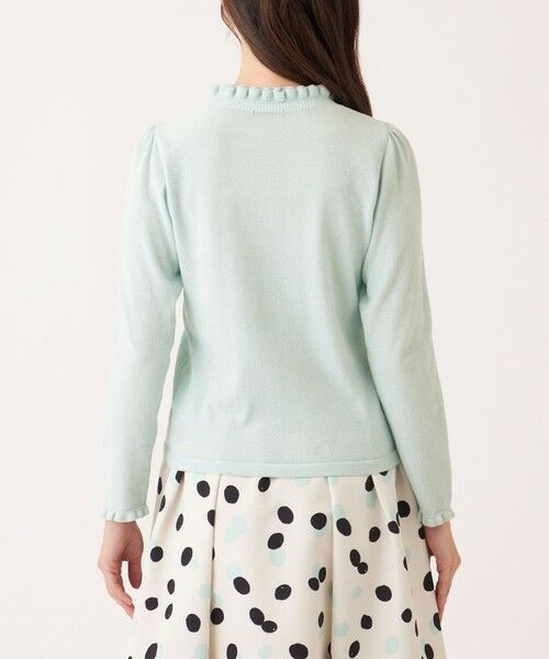 TO BE CHIC (大きいサイズ) / トゥー ビー シック (オオキイサイズ) その他トップス | 【L】レーヨンモール フリルハイネックニット | 詳細6