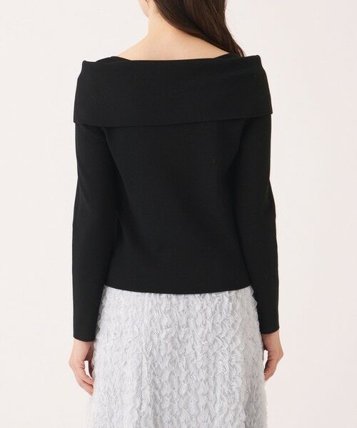 TO BE CHIC (大きいサイズ) / トゥー ビー シック (オオキイサイズ) その他トップス | 【L】リボンオフタートル ニット | 詳細5