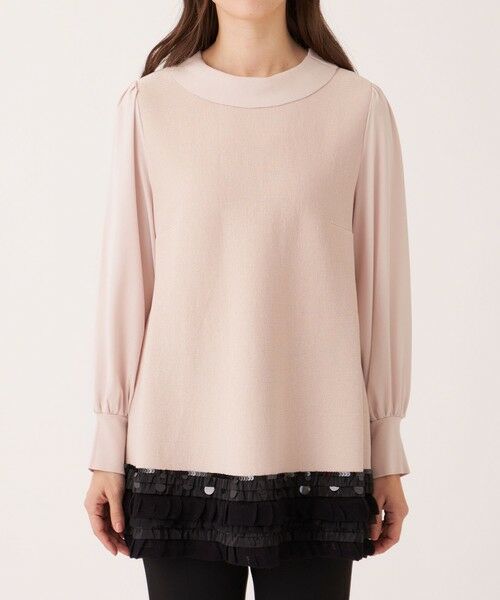 TO BE CHIC (大きいサイズ) / トゥー ビー シック (オオキイサイズ) その他トップス | 【L】エレガンスヘム ニットチュニック | 詳細5