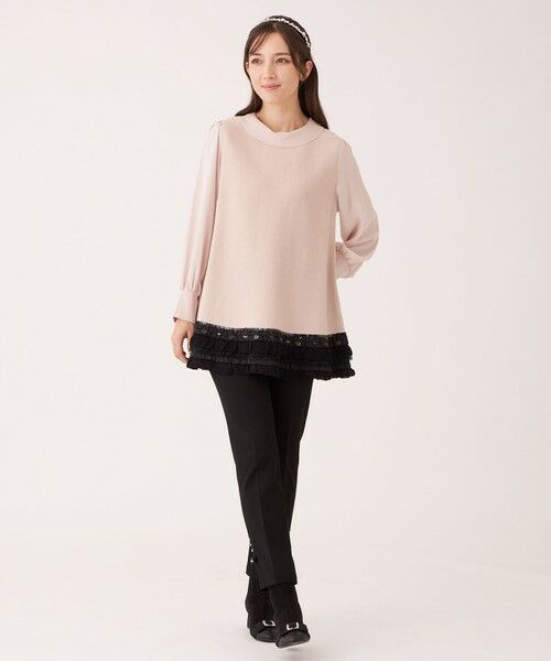 TO BE CHIC (大きいサイズ) / トゥー ビー シック (オオキイサイズ) その他トップス | 【L】エレガンスヘム ニットチュニック | 詳細2