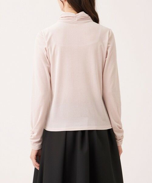 TO BE CHIC (大きいサイズ) / トゥー ビー シック (オオキイサイズ) その他トップス | 【L】シアーベロア ハイネックカットソー | 詳細7