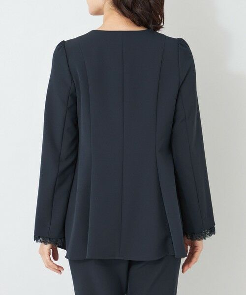 TO BE CHIC (大きいサイズ) / トゥー ビー シック (オオキイサイズ) テーラードジャケット | 【L】デュアルストレッチ ZIP チュニック | 詳細6