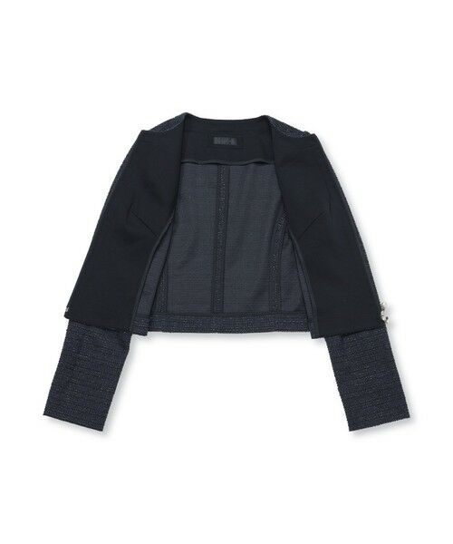 TO BE CHIC (大きいサイズ) / トゥー ビー シック (オオキイサイズ) テーラードジャケット | 【L】MIXツイード ジャケット | 詳細10