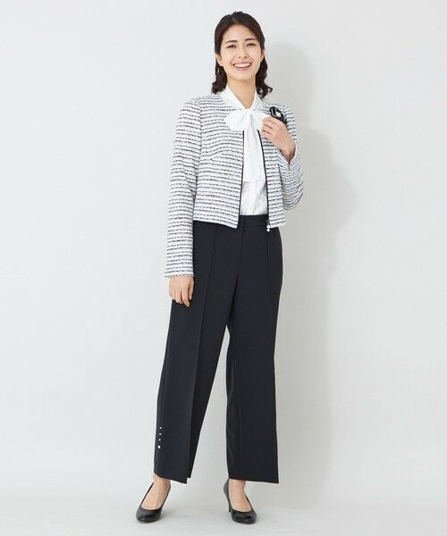 TO BE CHIC (大きいサイズ) / トゥー ビー シック (オオキイサイズ) テーラードジャケット | 【L】MIXツイード ジャケット | 詳細1