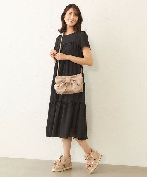 TO BE CHIC (大きいサイズ) / トゥー ビー シック (オオキイサイズ) ロング・マキシ丈ワンピース | 【WEB限定】【L】ボイルワッシャーティアード ドレス | 詳細2