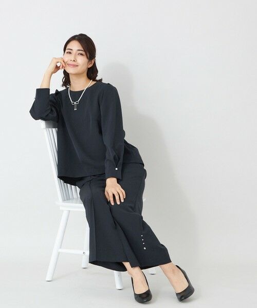 TO BE CHIC (大きいサイズ) / トゥー ビー シック (オオキイサイズ) その他トップス | 【L】デュアルストレッチバックレース ブラウス | 詳細6