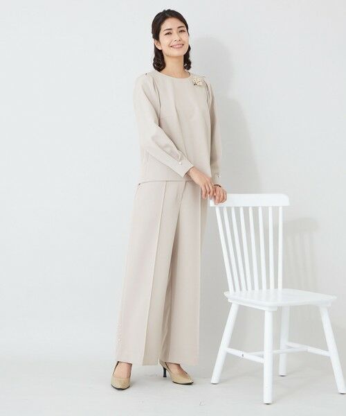 TO BE CHIC (大きいサイズ) / トゥー ビー シック (オオキイサイズ) その他トップス | 【L】デュアルストレッチバックレース ブラウス | 詳細7