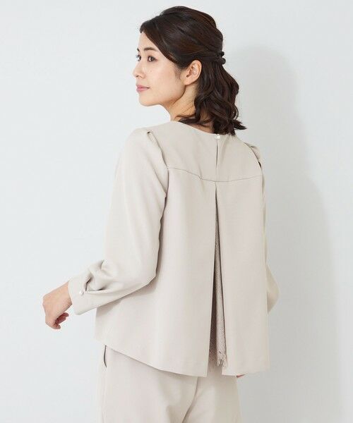 TO BE CHIC (大きいサイズ) / トゥー ビー シック (オオキイサイズ) その他トップス | 【L】デュアルストレッチバックレース ブラウス | 詳細1