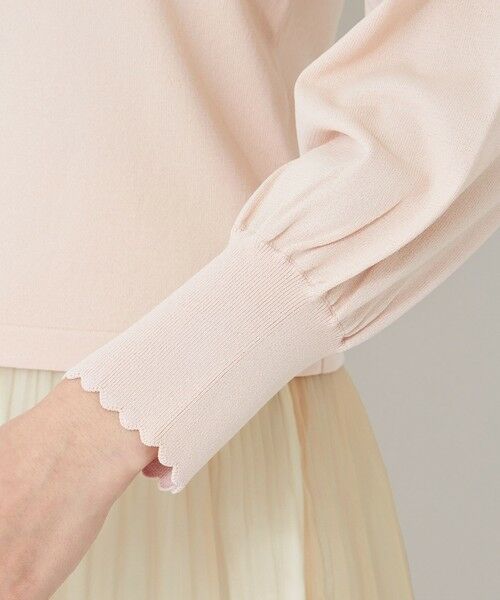 TO BE CHIC (大きいサイズ) / トゥー ビー シック (オオキイサイズ) その他トップス | 【L】フロントラッフルフリル ニット | 詳細6